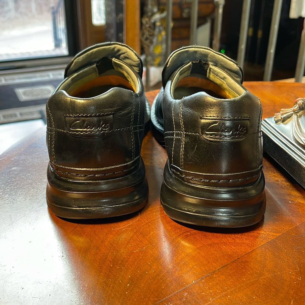 Clark’s Men Loafers 👞 size  10 1/2  M Black - Picture 4 of 10
